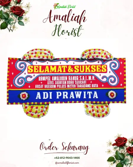 Papan Bunga Ucapan Selamat Saombo